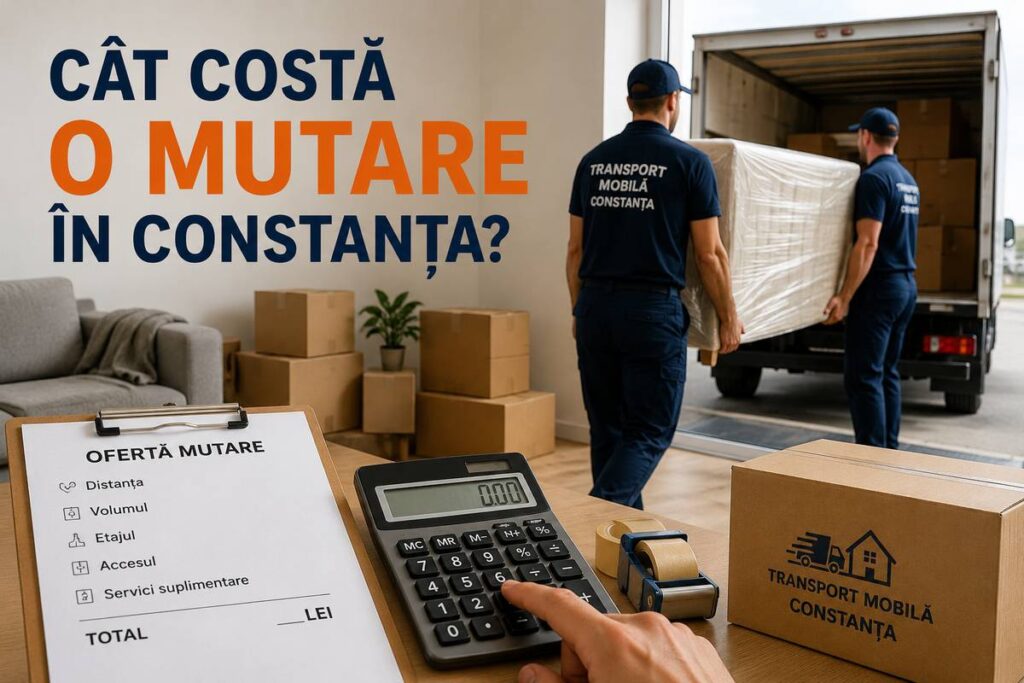 Cât costă o mutare în Constanța – transport mobilă