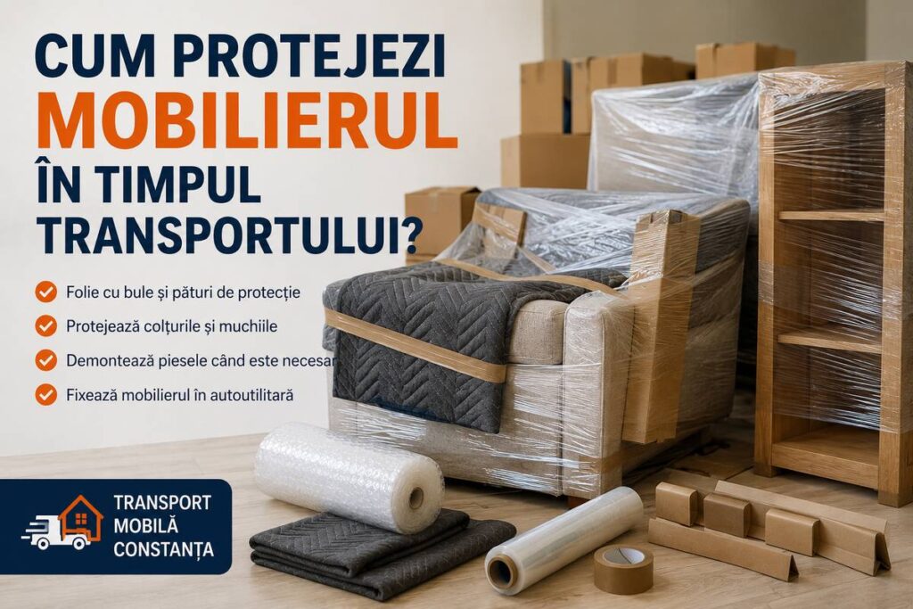 Cum protejezi mobilierul în timpul transportului